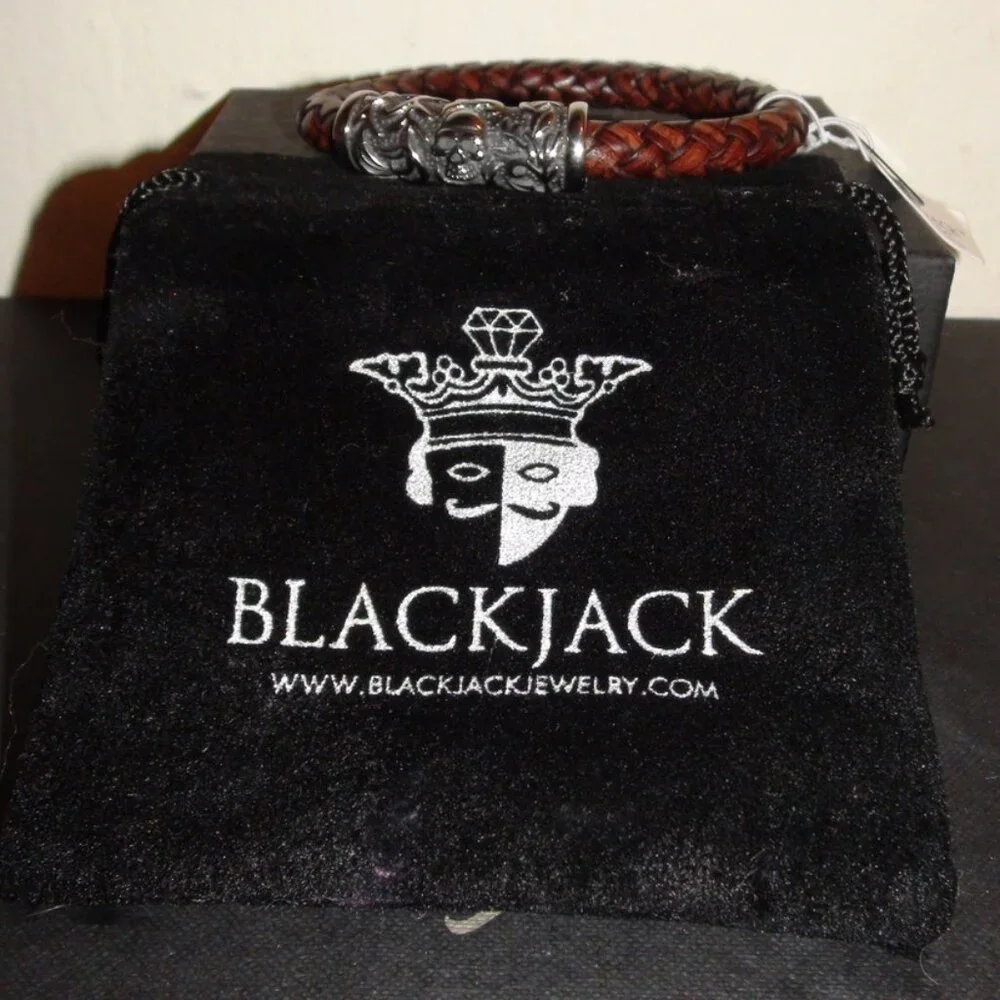 Blackjack skull brown